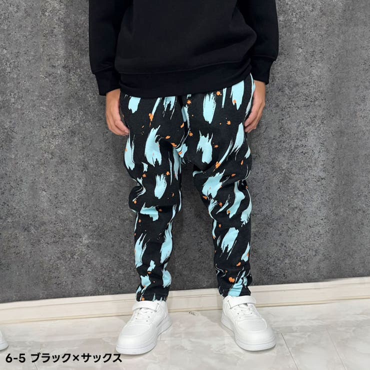 裏起毛 総柄テーパードパンツ スウェットパンツ | ZI-ON | 詳細画像6 