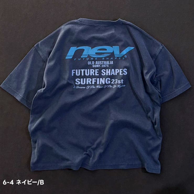 NEVSURF ピグメント染め 半袖Tシャツ | ZI-ON | 詳細画像6 