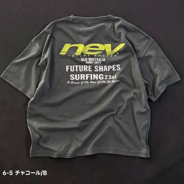 NEVSURF ピグメント染め 半袖Tシャツ | ZI-ON | 詳細画像7 