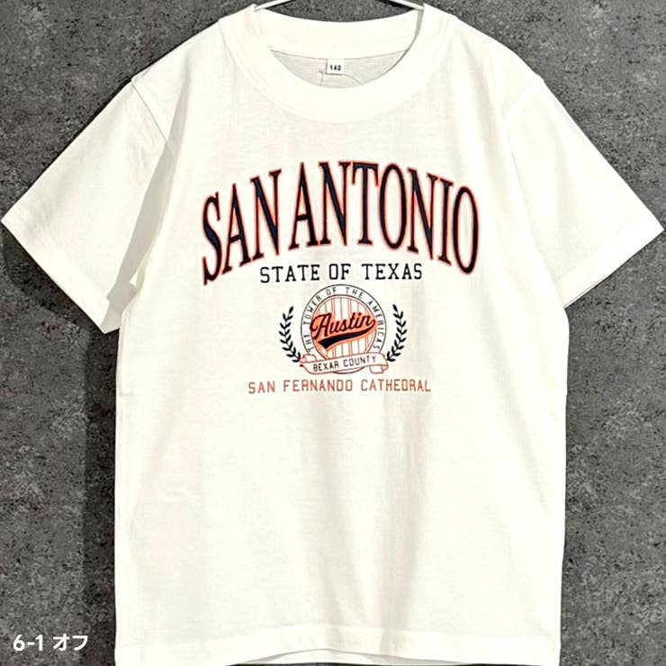 アメカジプリント半袖Tシャツ キッズ 子供服 | ZI-ON | 詳細画像2 