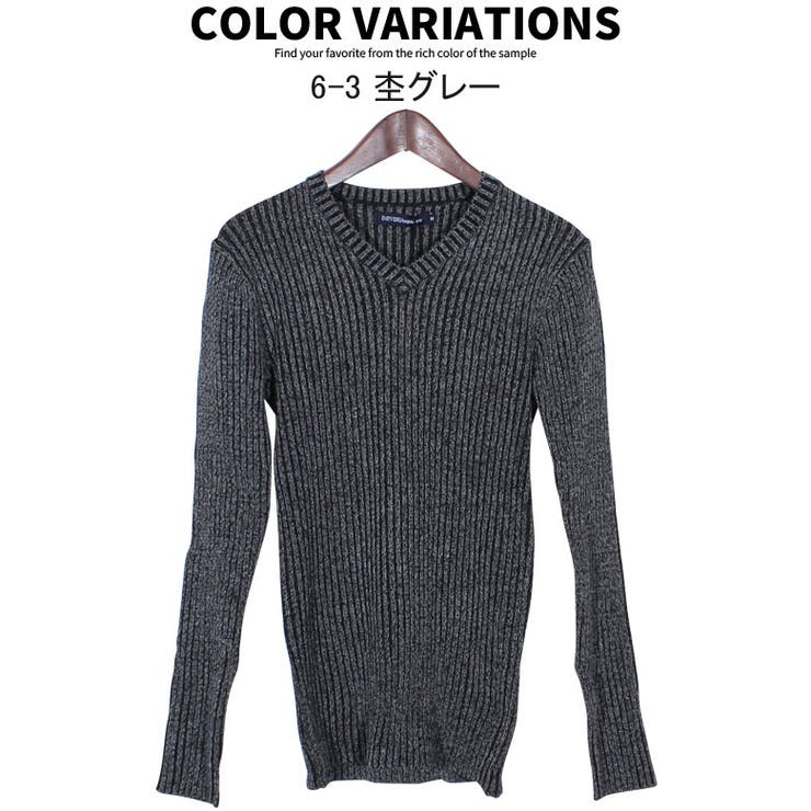 メンズ Vネックセーター 3者混ループヤ 品番 Zonk Zi On ジーオン のメンズ ファッション通販 Shoplist ショップリスト