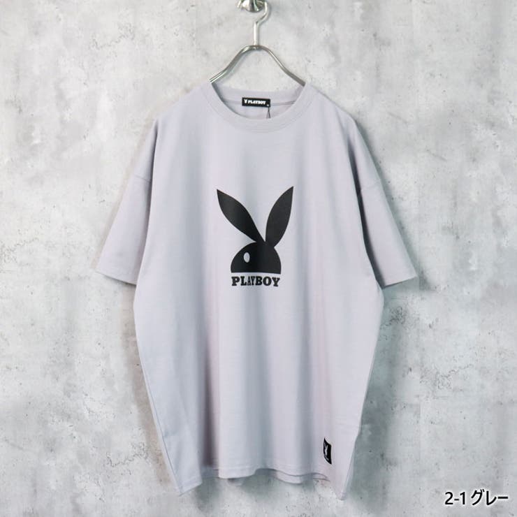 PLAYBOY プレイボーイ 切替Tシャツ 黒白 PLAYBOY プレイボーイ 切替Tシャツ 黒白 - メルカリ