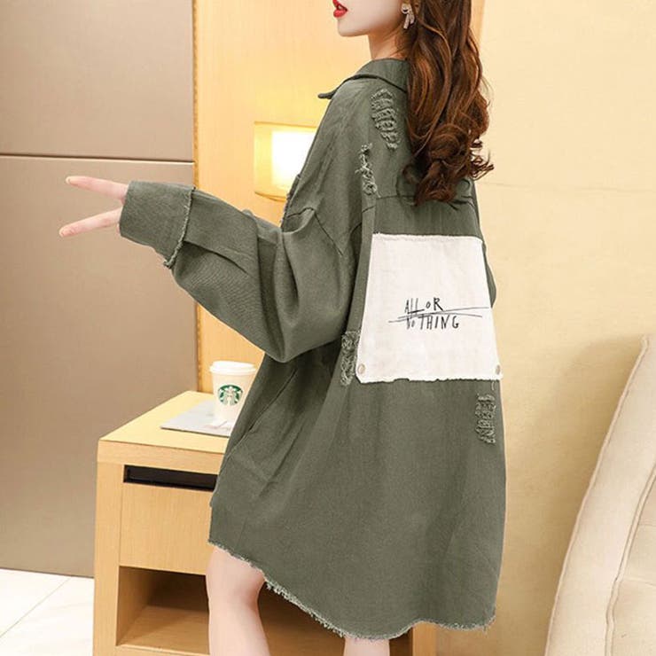 レディース BIGシャツ ビッグ | ZI-ON | 詳細画像5 