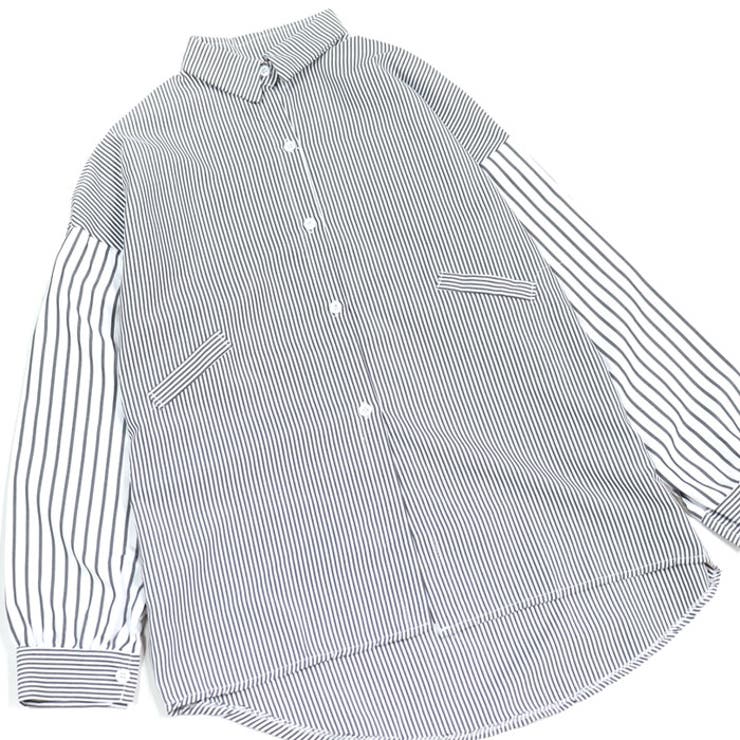 レディース BIGシャツ ストライプ | ZI-ON | 詳細画像14 