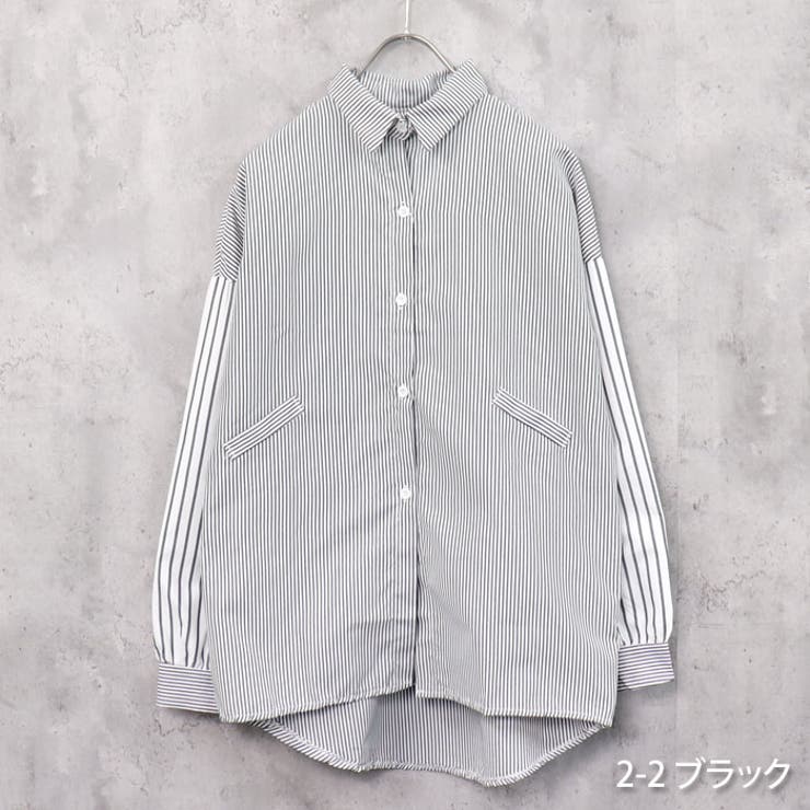 レディース BIGシャツ ストライプ | ZI-ON | 詳細画像17 