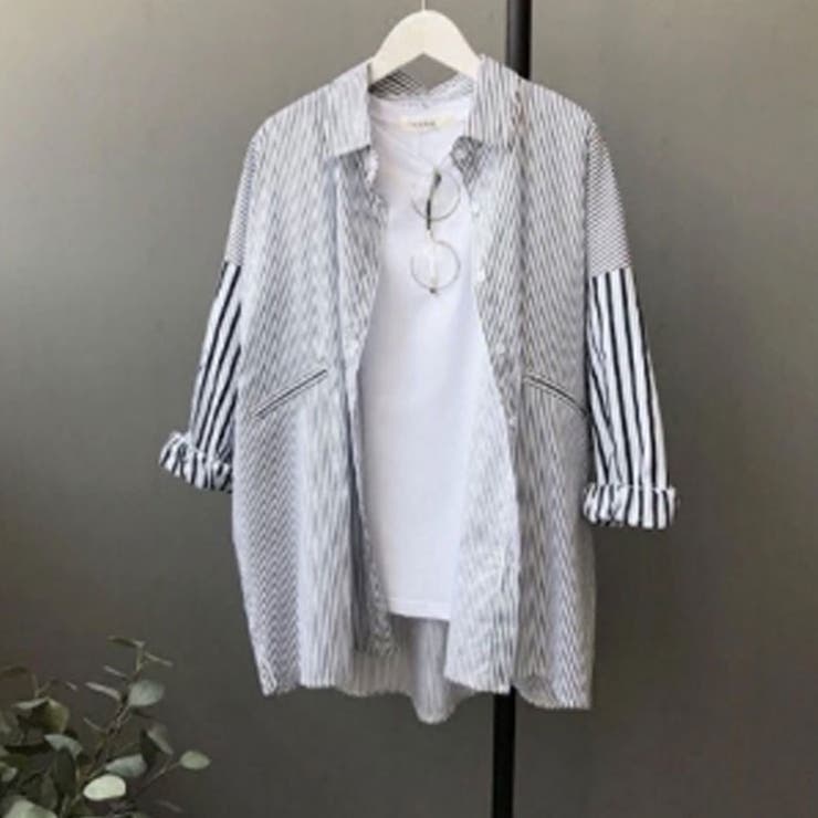 レディース BIGシャツ ストライプ | ZI-ON | 詳細画像5 