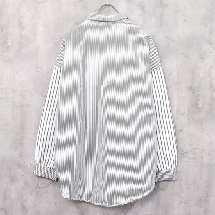 レディース BIGシャツ ストライプ | ZI-ON | 詳細画像6 