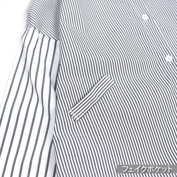 レディース BIGシャツ ストライプ | ZI-ON | 詳細画像9 