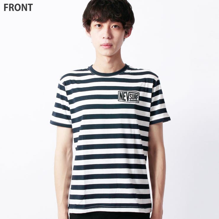 メンズ Nev ボーダーtシャツ 半袖tシャツ N29 105 Tm 品番 Zonk Zi On ジーオン のメンズ ファッション通販 Shoplist ショップリスト