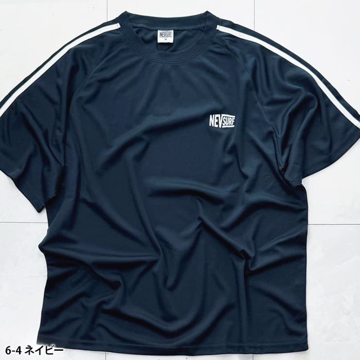 NEVSURF オーバーサイズドライTシャツ メンズ[品番：ZONK0007053