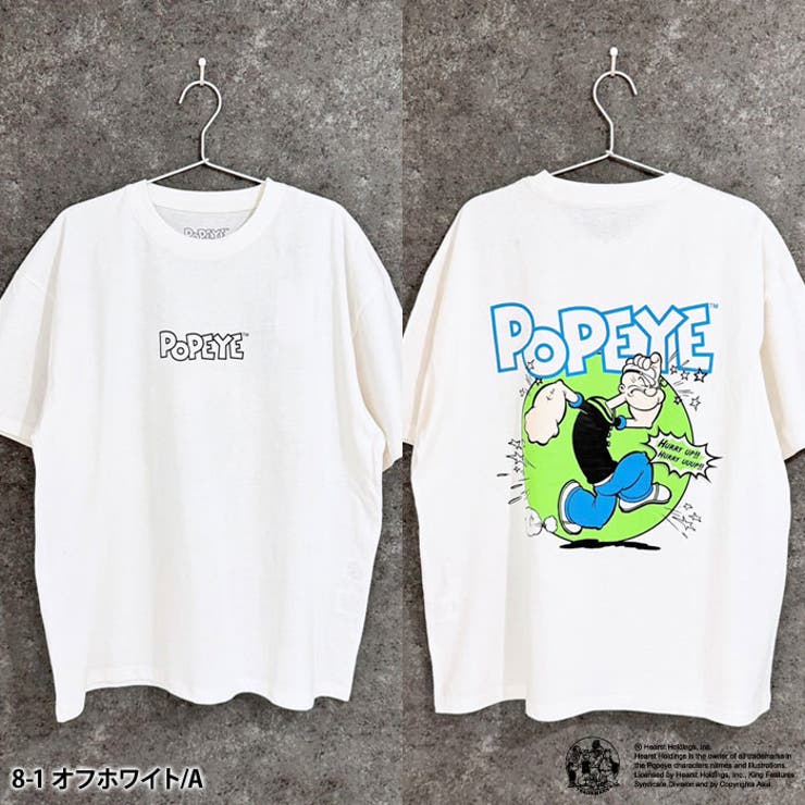 POPEYE オーバーサイズTシャツ メンズ[品番：ZONK0007014]｜ZI