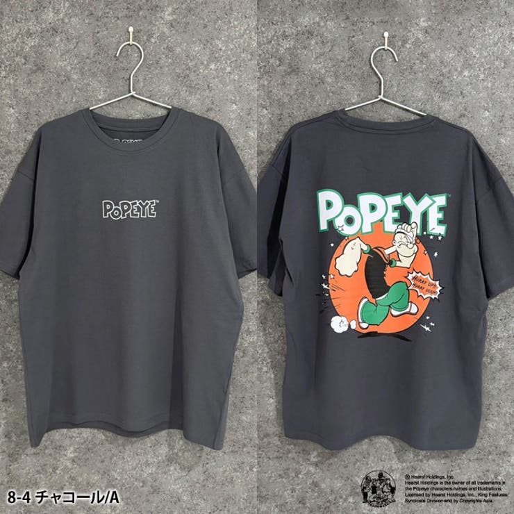 POPEYE オーバーサイズTシャツ メンズ[品番：ZONK0007014]｜ZI