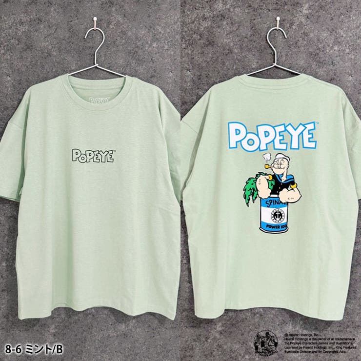 POPEYE オーバーサイズTシャツ メンズ[品番：ZONK0007014]｜ZI
