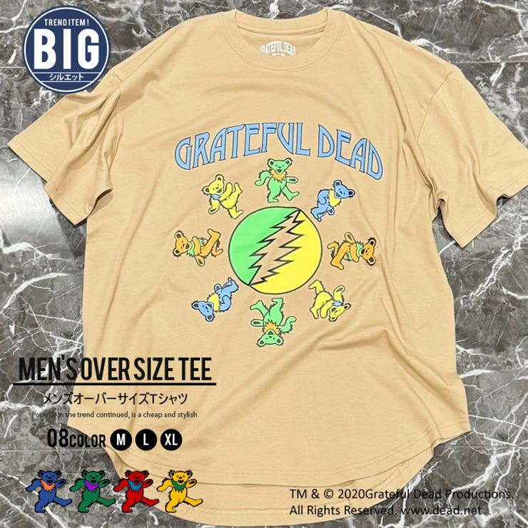 GRATEFULDEAD オーバーサイズTシャツ メンズ | ZI-ON | 詳細画像1 