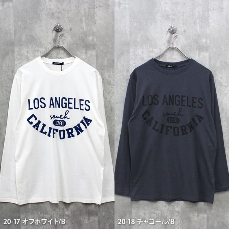 バックプリントロンT フロントプリントロンT メンズ[品番
