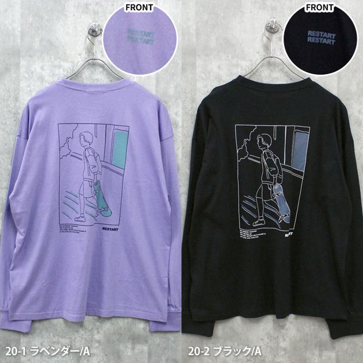 バックプリントBIGロンT フロント＆袖プリントBIGロンT  メンズ[品番：ZONK0007086]｜ZI-ON（ジーオン）のメンズファッション通販｜SHOPLIST（ショップリスト）