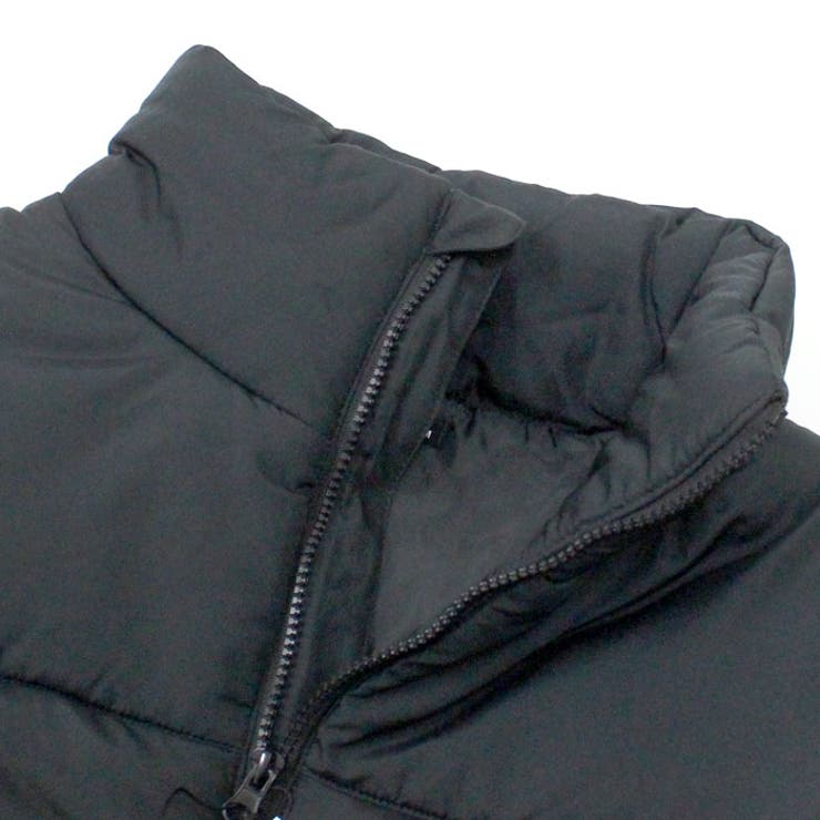 スタンドカラーフェイクダウンマウンテンジャケット メンズ アウター