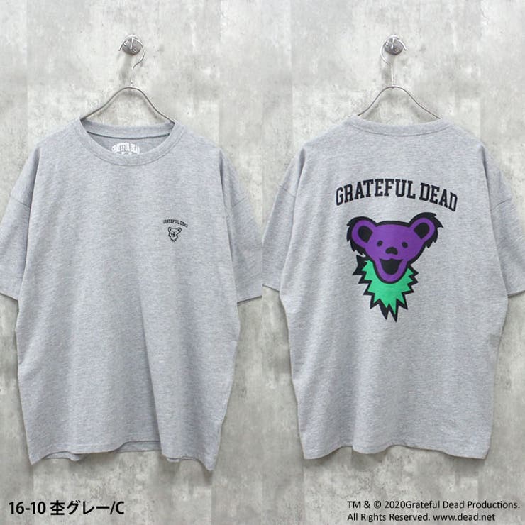【送料無料】メンズTシャツ半袖GRATEFULDEADグレイトフルデッドクルーネックプリントバックプリントゆるシルエットオーバーサイズビッグBIGカジュアルアメカジロックストリートシンプルMLXL「GF24-101」