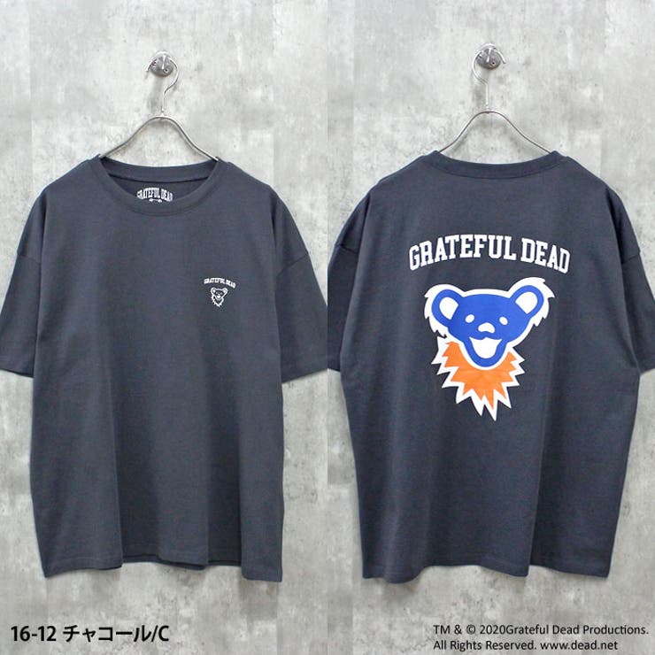 【送料無料】メンズTシャツ半袖GRATEFULDEADグレイトフルデッドクルーネックプリントバックプリントゆるシルエットオーバーサイズビッグBIGカジュアルアメカジロックストリートシンプルMLXL「GF24-101」