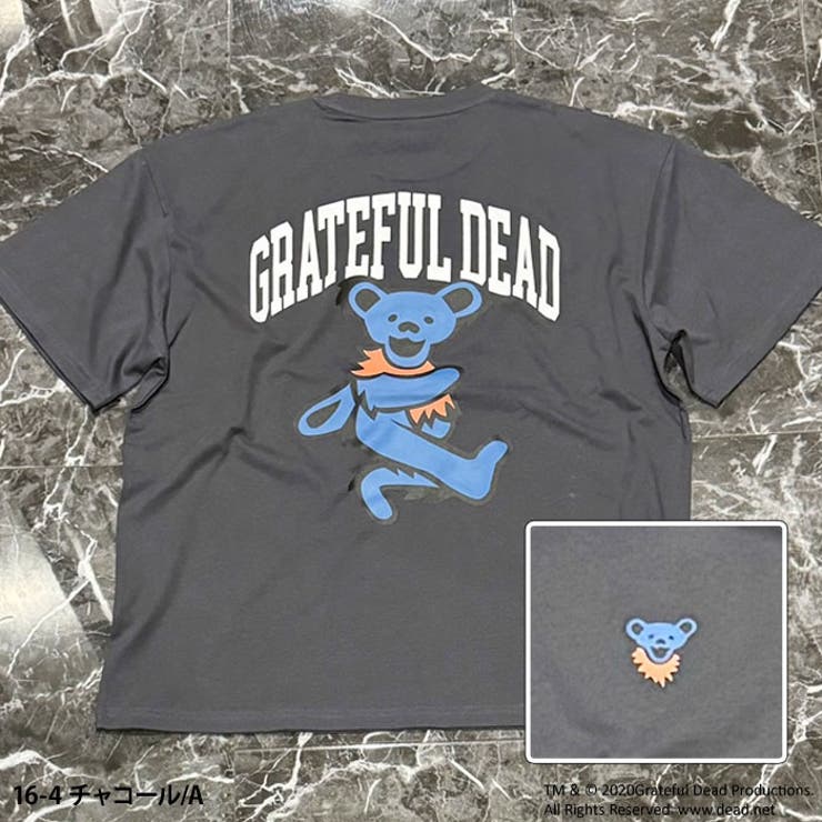 【送料無料】メンズTシャツ半袖GRATEFULDEADグレイトフルデッドクルーネックプリントバックプリントゆるシルエットオーバーサイズビッグBIGカジュアルアメカジロックストリートシンプルMLXL「GF24-101」