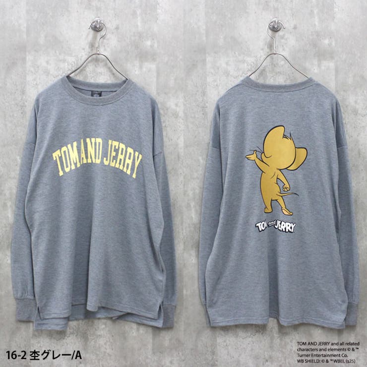 TOM&JERRY バックプリントBIGトレーナー メンズ | ZI-ON | 詳細画像3 