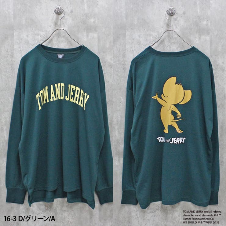 TOM&JERRY バックプリントBIGトレーナー メンズ | ZI-ON | 詳細画像4 