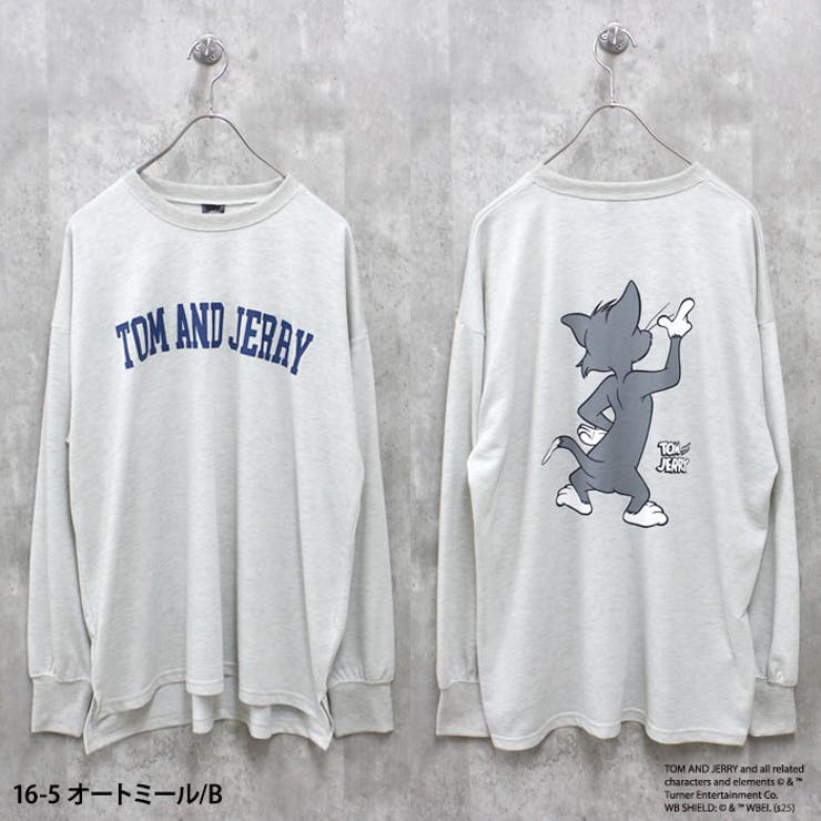 TOM&JERRY バックプリントBIGトレーナー メンズ | ZI-ON | 詳細画像6 
