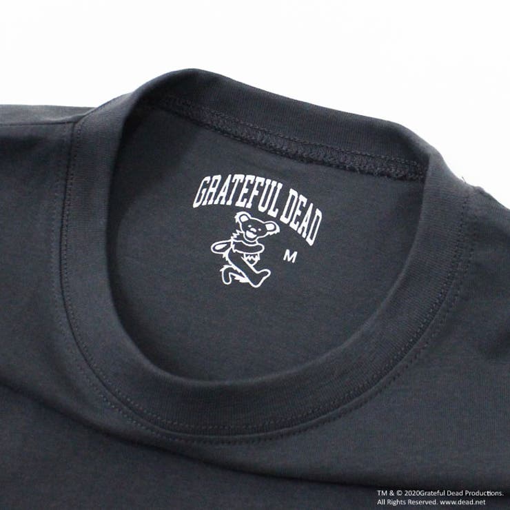 【送料無料】GRATEFULDEADオーバーサイズTシャツメンズ半袖トップスキャラクターグレイトフルデッドベアークルーネックBIGビッグシルエット大きめゆったりプリントMENSカジュアルアメカジMLXL「GF25-101」