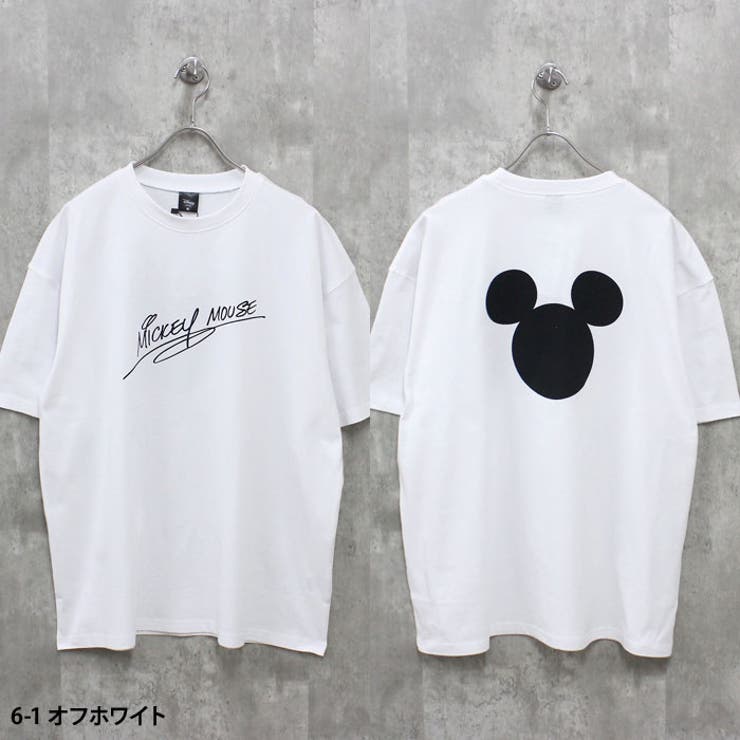 【送料無料】MICKEYMOUSEオーバーサイズTシャツメンズ半袖トップスキャラクターミッキーマウスシルエットクルーネックBIGビッグシルエット大きめゆったりプリントMENSカジュアルアメカジMLXL「M25-101」