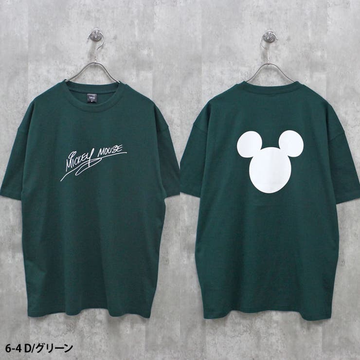 【送料無料】MICKEYMOUSEオーバーサイズTシャツメンズ半袖トップスキャラクターミッキーマウスシルエットクルーネックBIGビッグシルエット大きめゆったりプリントMENSカジュアルアメカジMLXL「M25-101」