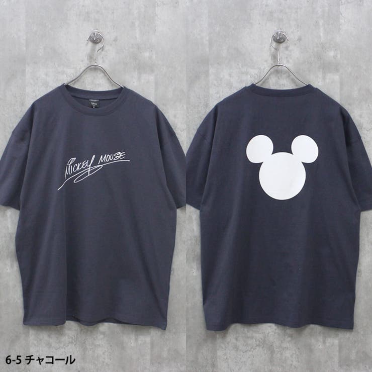 【送料無料】MICKEYMOUSEオーバーサイズTシャツメンズ半袖トップスキャラクターミッキーマウスシルエットクルーネックBIGビッグシルエット大きめゆったりプリントMENSカジュアルアメカジMLXL「M25-101」