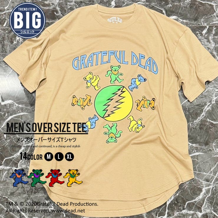 GRATEFULDEAD オーバーサイズTシャツ メンズ | ZI-ON | 詳細画像1 