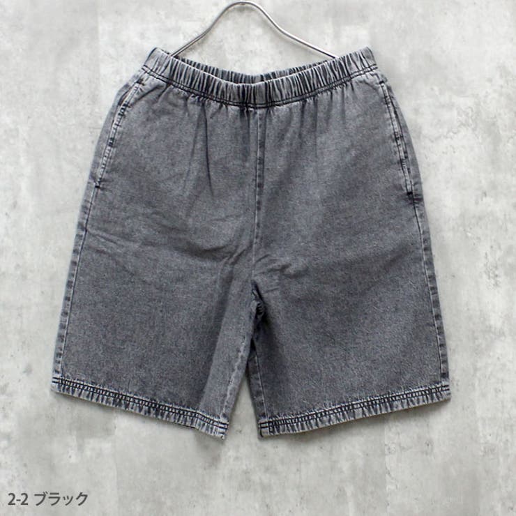 ケミカルウォッシュ デニムハーフパンツ メンズ | ZI-ON | 詳細画像4 