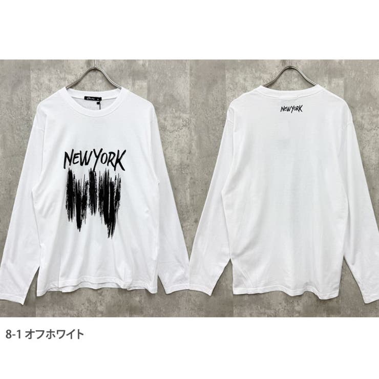 プリント長袖Tシャツ メンズ ロンT | ZI-ON | 詳細画像5 