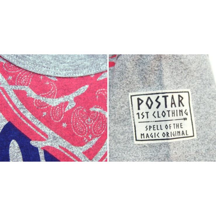 POSTAR バンダナプリントTシャツ キッズ | ZI-ON | 詳細画像3 