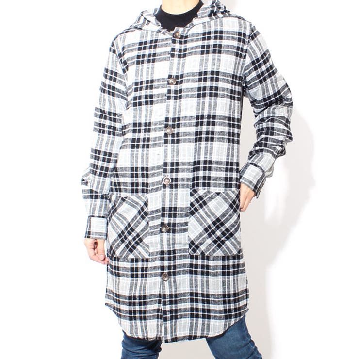 レディース ロング丈ネルシャツ ロング丈パーカー 品番 Zonk Zi Onlady ジーオンレディ のレディース ファッション通販 Shoplist ショップリスト