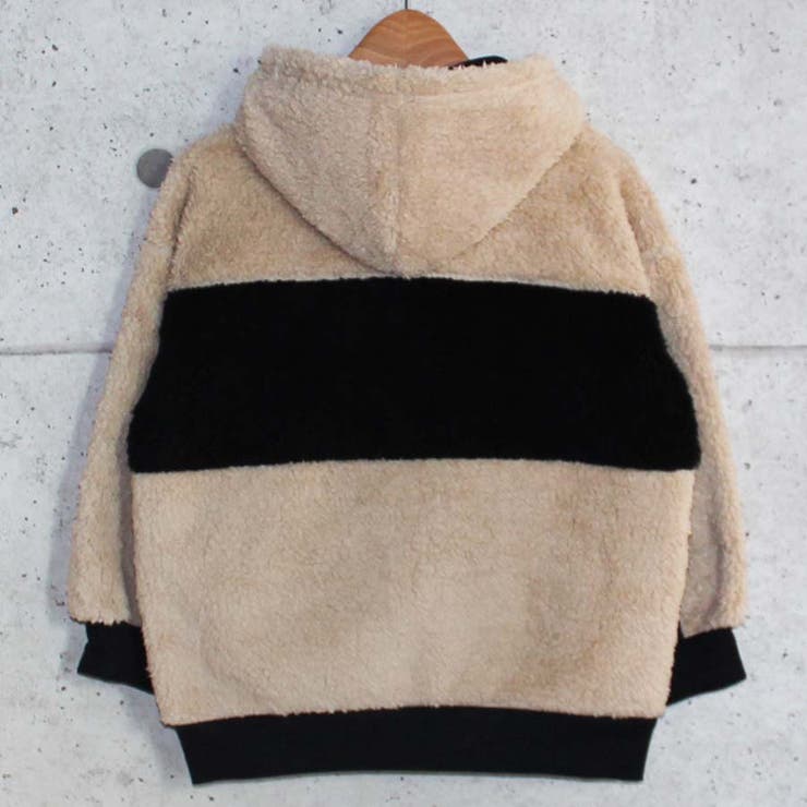 キッズ ボアパーカー 子供服[品番：ZONK0004962]｜ZI-ON