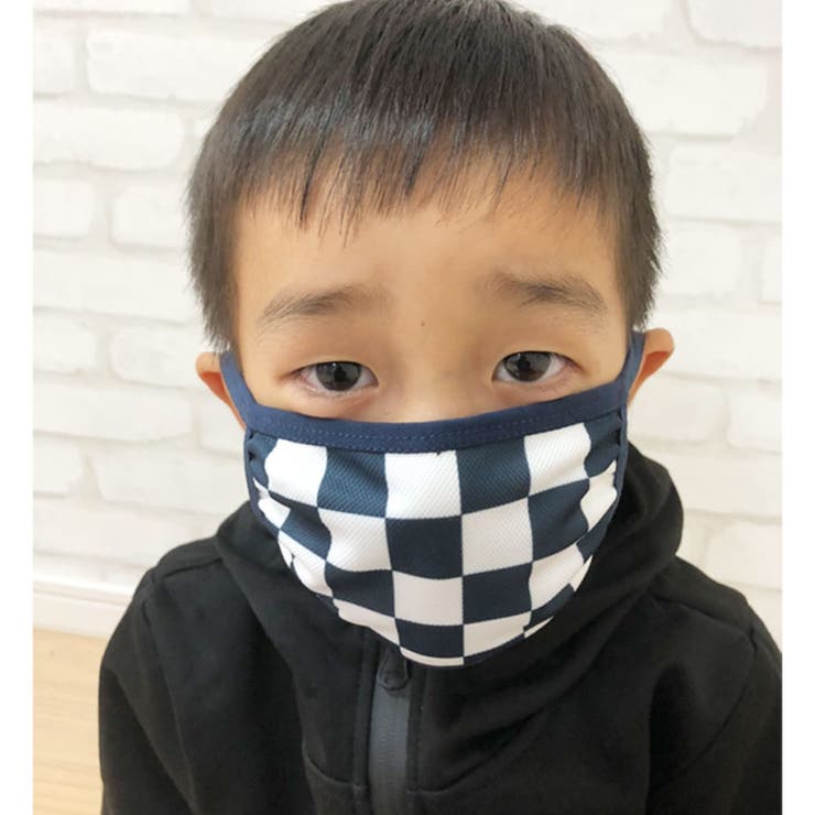 15-11ネイビーC | キッズ マスク 幼児用 | ZI-ON