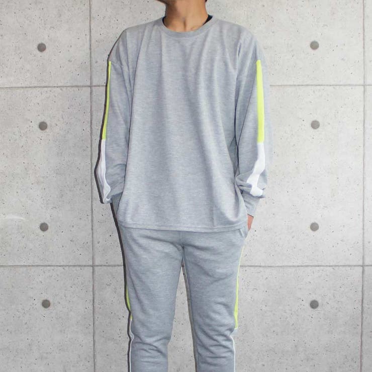 12-7杢グレー/C | メンズ セットアップ 上下セット | ZI-ON