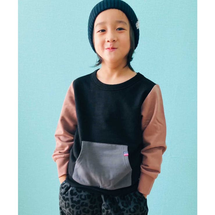 18-18ブラック/B | キッズ トレーナー スウェット | ZI-ON