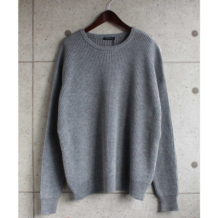 18-7杢グレー/BIG | メンズ ニット セーター | ZI-ON
