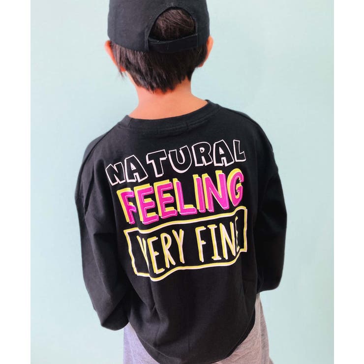 18-6ブラック/B | キッズ ロンT Tシャツ | ZI-ON