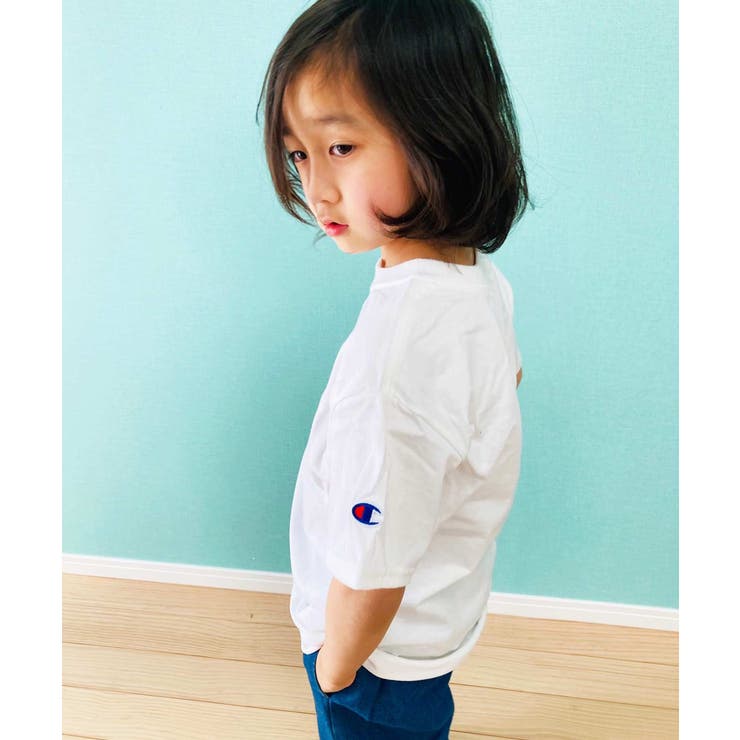 Champion オーバーサイズ ワンポイントTシャツ[品番 Champion オーバーサイズ ワンポイントTシャツ[品番