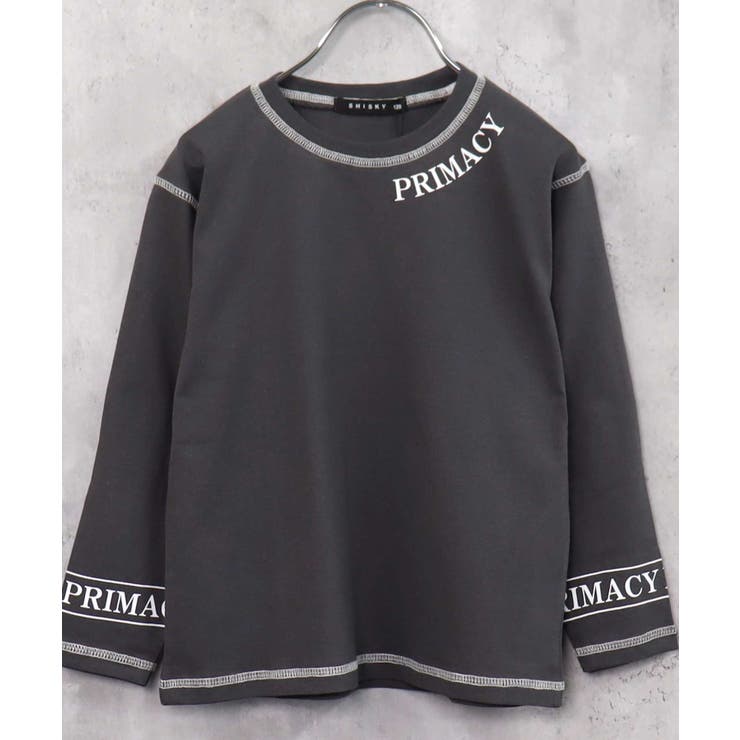 18-14チャコール/E | BIGロンT キッズ 長袖Tシャツ | ZI-ON