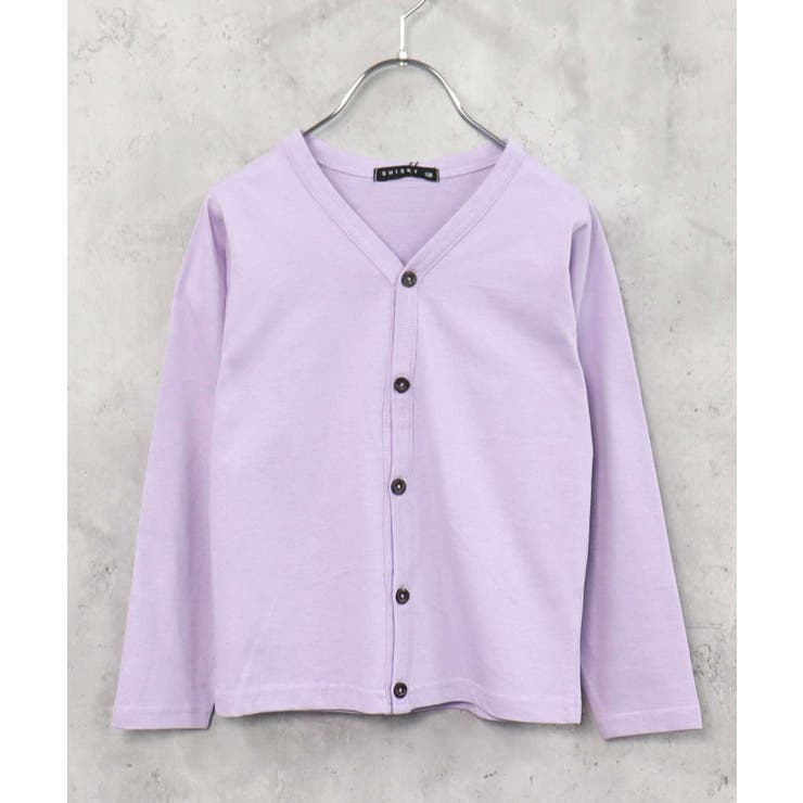 10-4ラベンダー | キッズ カーディガン カーデ | ZI-ON