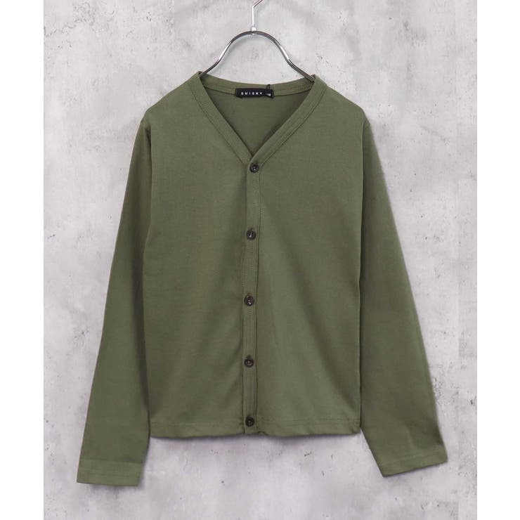 10-6カーキ | キッズ カーディガン カーデ | ZI-ON