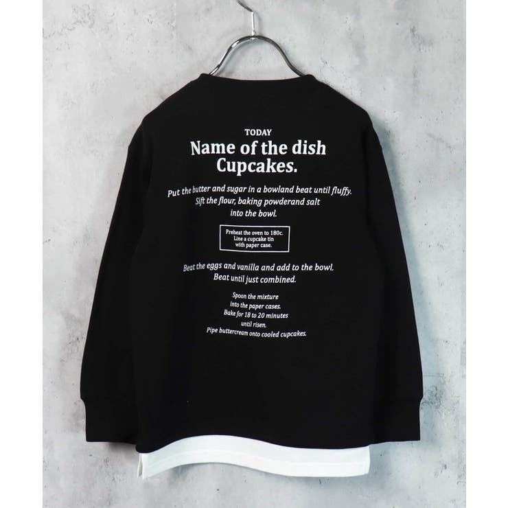 12-12ブラック/D | 裏起毛トレーナー キッズ スウェット | ZI-ON