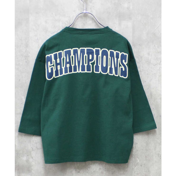 16-3D/グリーン/A | キッズ ロンT Tシャツ | ZI-ON