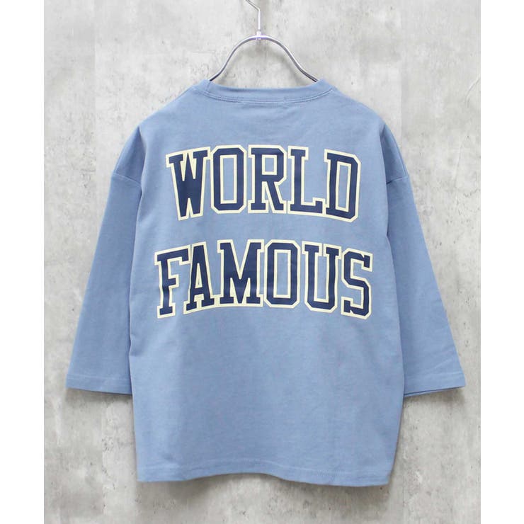 16-6S/ブルー/B | キッズ ロンT Tシャツ | ZI-ON