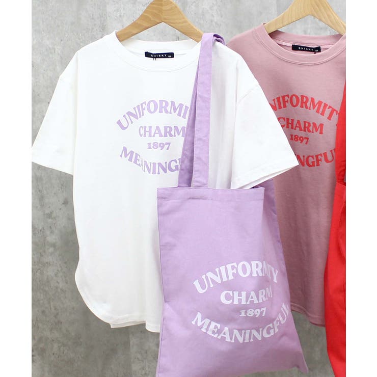 8-2オフホワイト1 | エコバッグ付き Tシャツ キッズ | ZI-ON